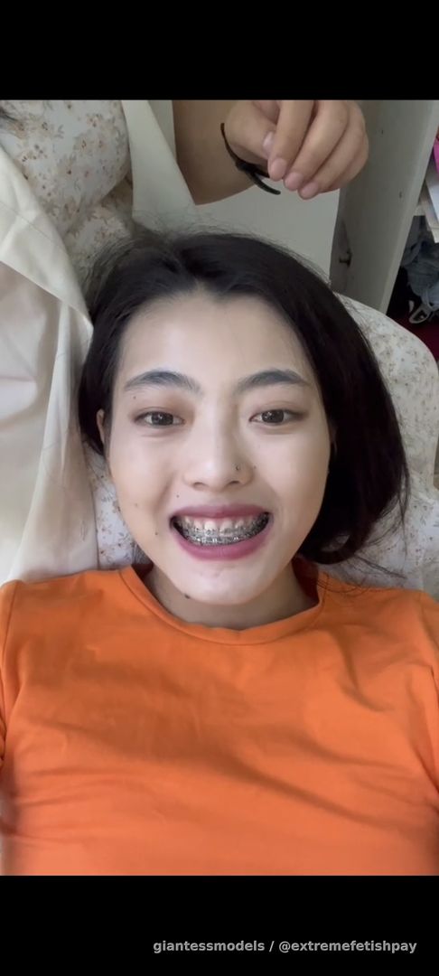 He touches his uvula with a stick, he feels nauseous and vomits