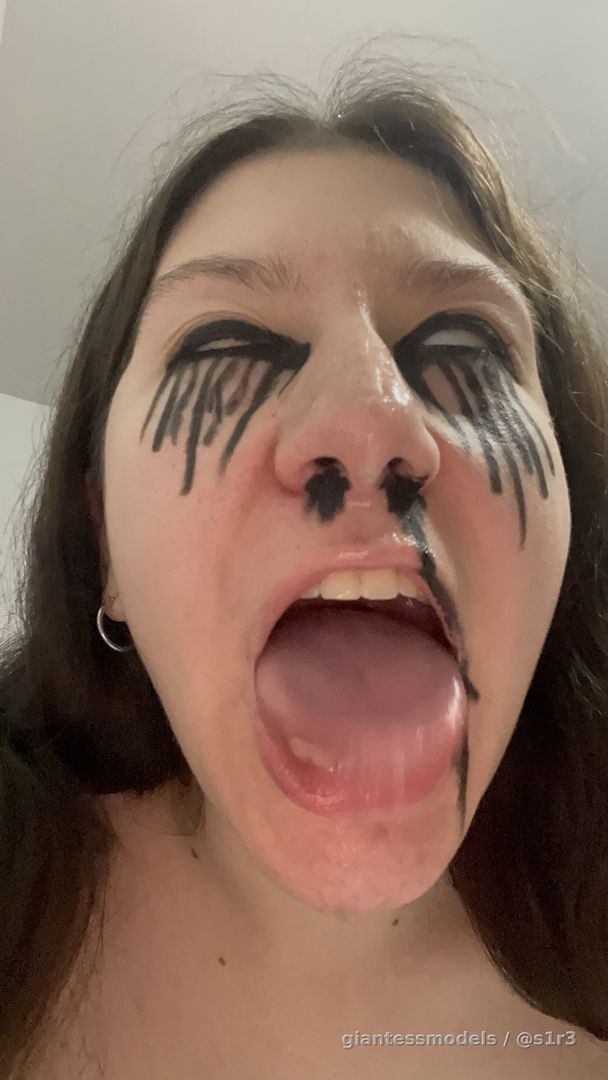 6 FULL MIN! Of dark s1r3 with ahegao, tongue flicking, and JOI! 