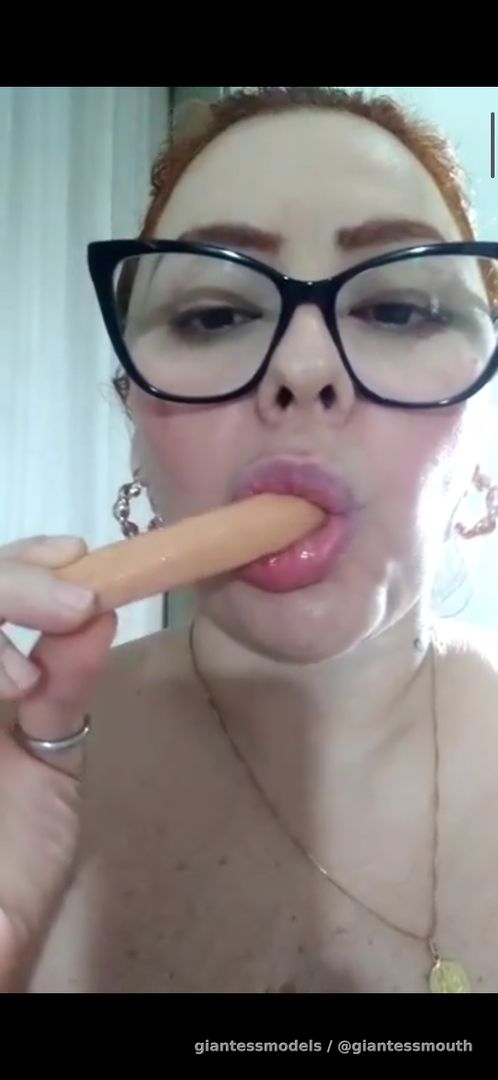 Other sausage swallowed whole beautifully !