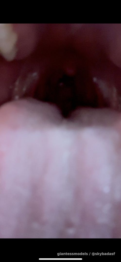 say goodbye to the outside world, tiny thing. once i swallow, you’re mine forever. inside. soft. trapped 👅😍