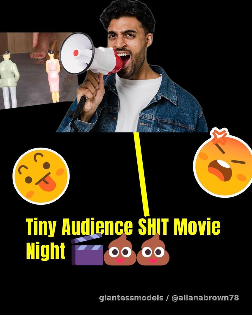 💩💩Tiny Audience, SHIT Movie Night 🎬💩💩

A group of tiny people gather for movie night, expecting a masterpiece… but what they get is the strangest, a gross film ever made. Between confused faces, dramatic reactions, and a lot of “why are we watching this?”, the tiny audience can’t decide if they should keep watching… or run for their tiny lives. 🍿we all know...how it ends! 💩