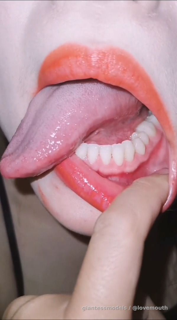 girl beautiful tongue