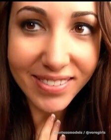 Hot Brunnette swallows 2 bugs alive