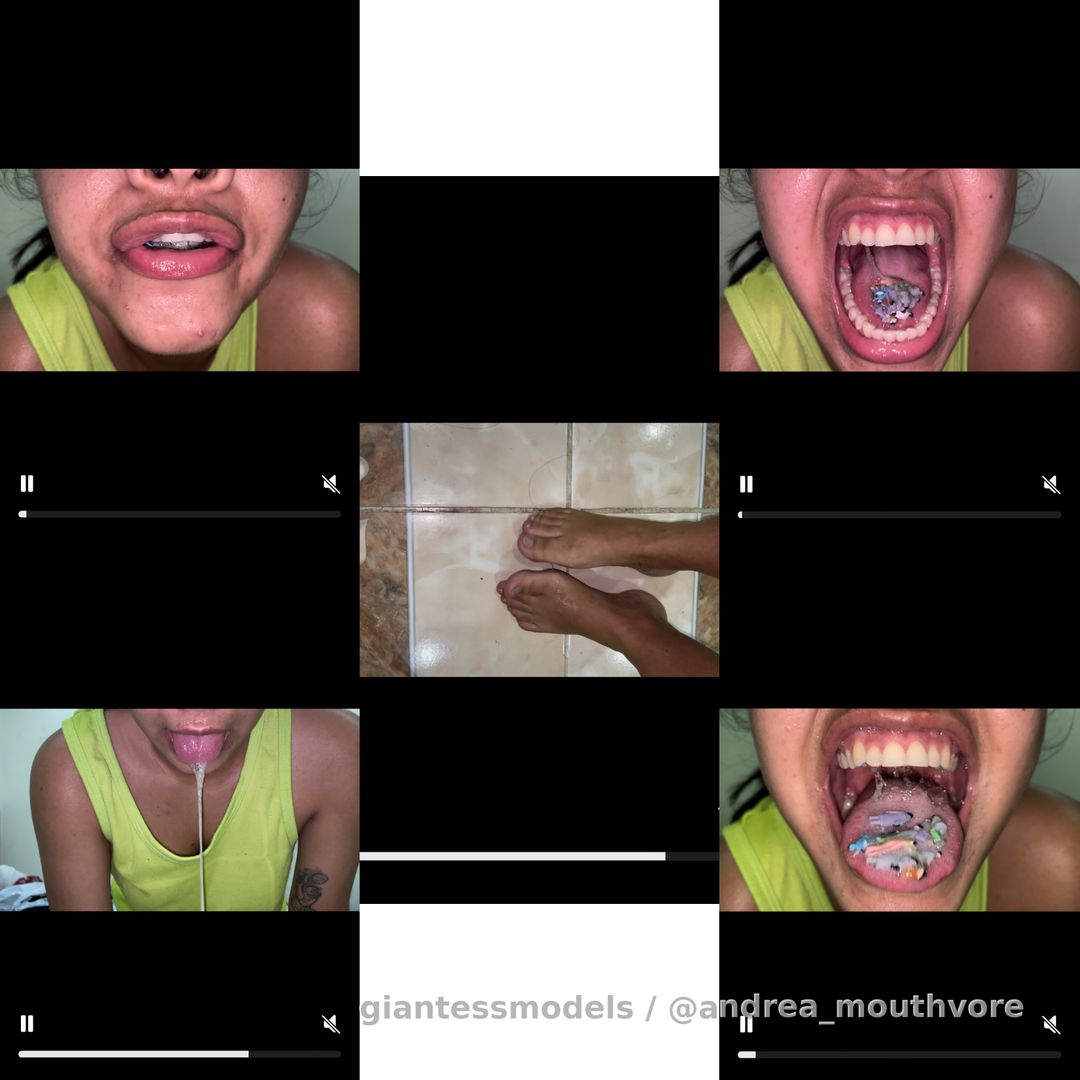 I have a lot of little tinys drowned in my saliva and crush tiny 