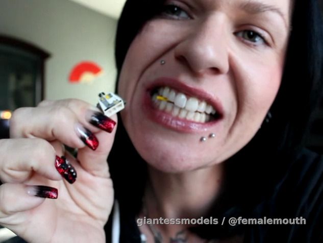 Candy Box - Chewing him and Spitting him out LEGO crushing!