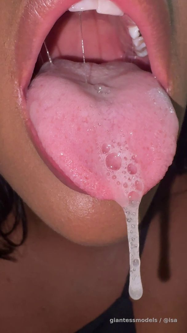 Licking you with lots of spit