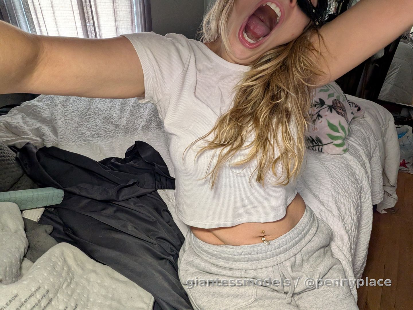 New 5 min video in my stores - Ghost vore, In a deep rest when my mouth suddenly opens up wide, GULP (something enters)! I get up yawning over and over again stretching my body with my belly peaking from underneath my shirt. He is now a part of me, as I go on with my day. 