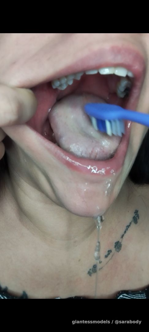 Brush vomited and drooled a lot