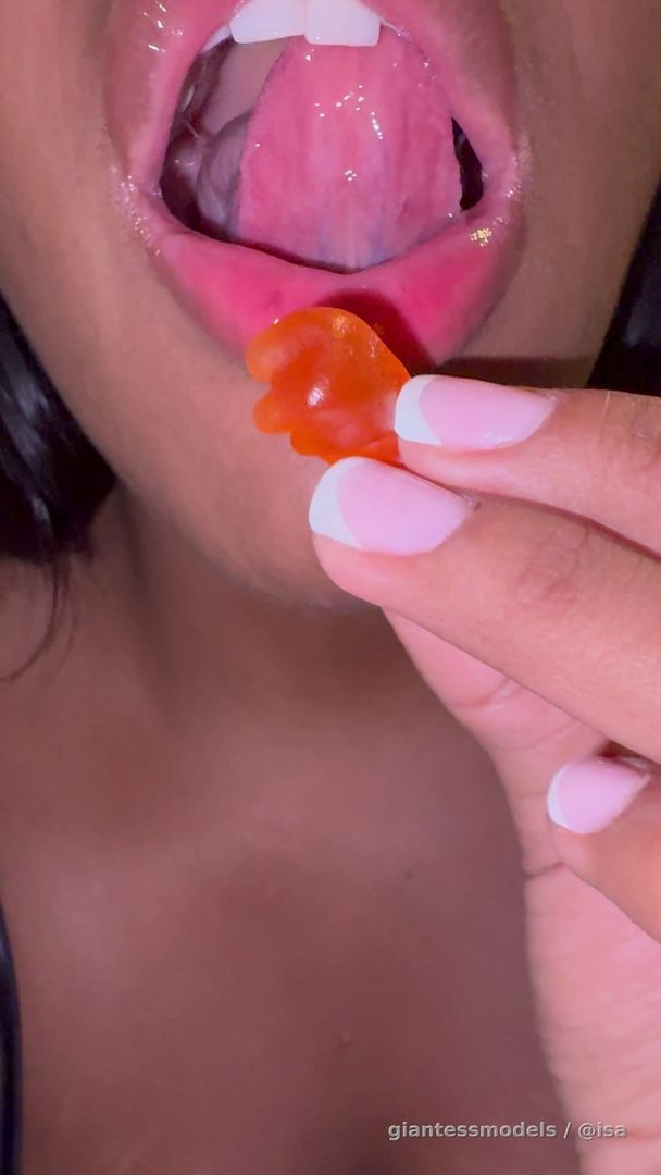 Getting caught in my bathroom a family of gummies will be devoured