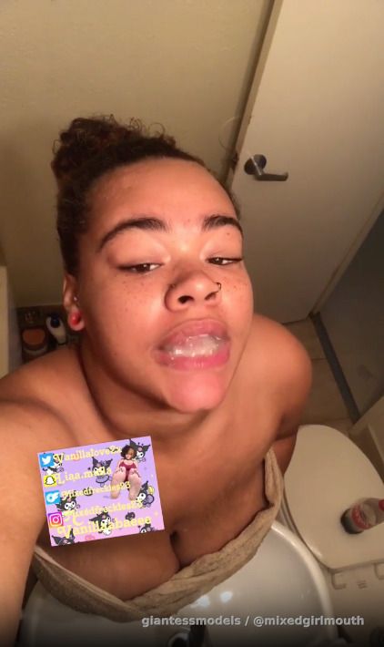 Full video to the sloppy lips 👄👅