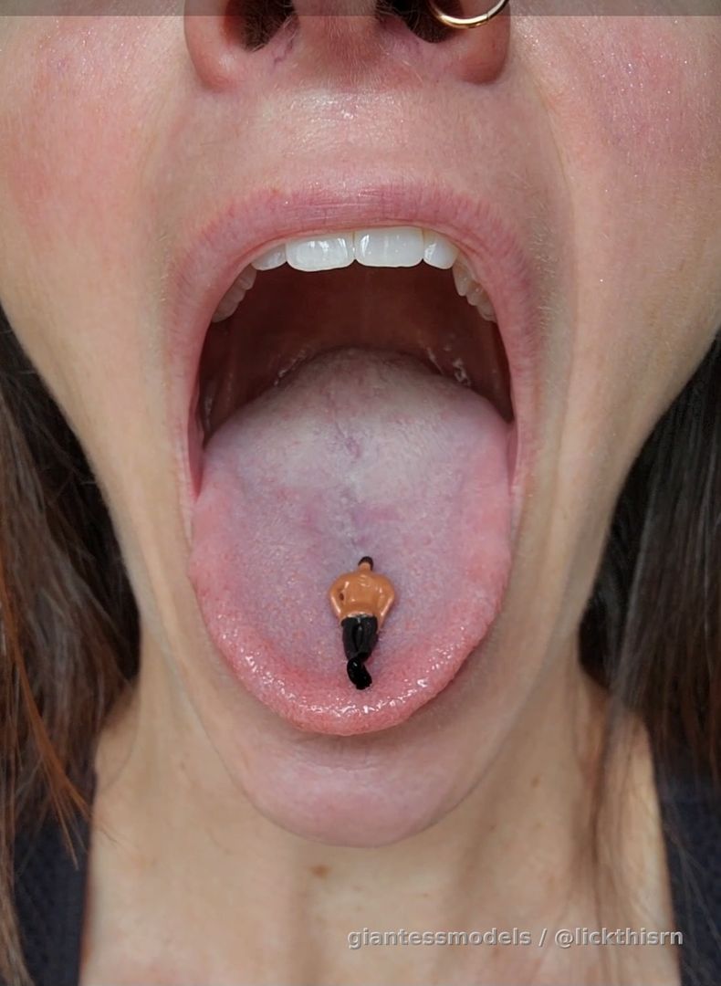 What happens when a tiny man watches me stretch...? He dissappears.  