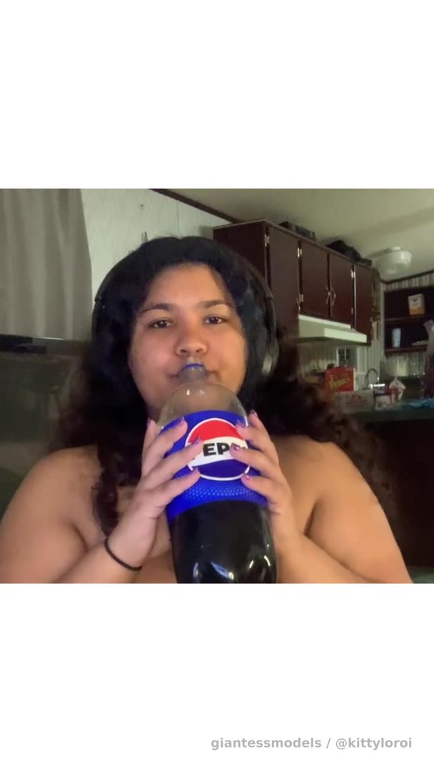 Burping into mic, drinking half of a Pepsi!

NUDE