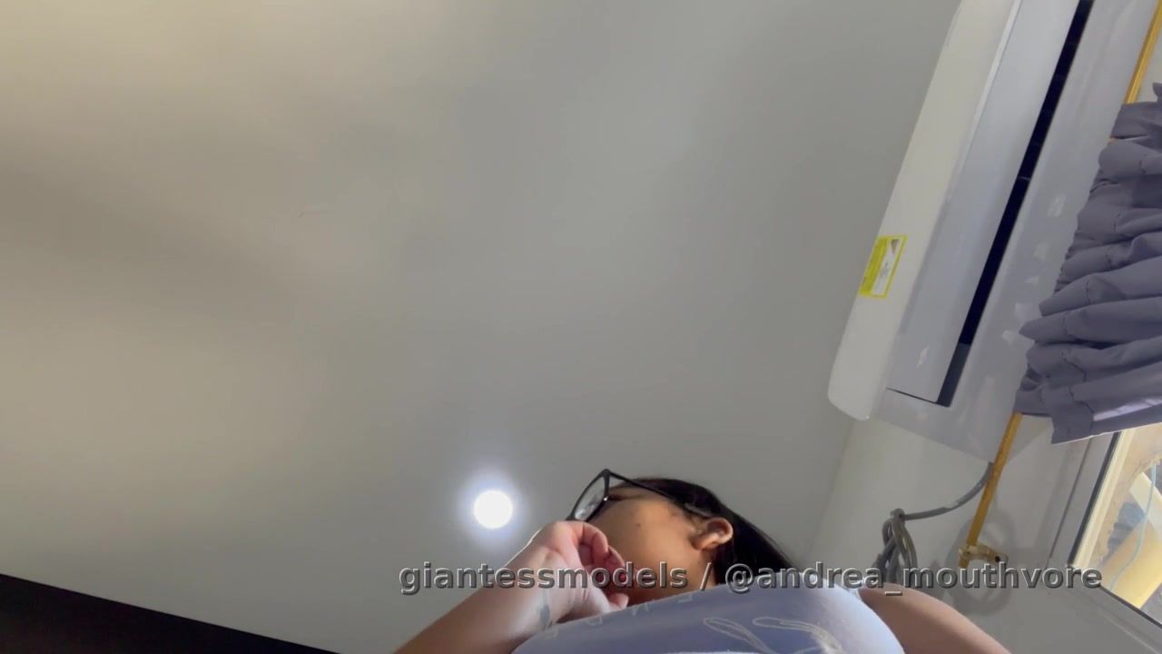 There was a little intruder in my room and I ended up crushing it with my ass