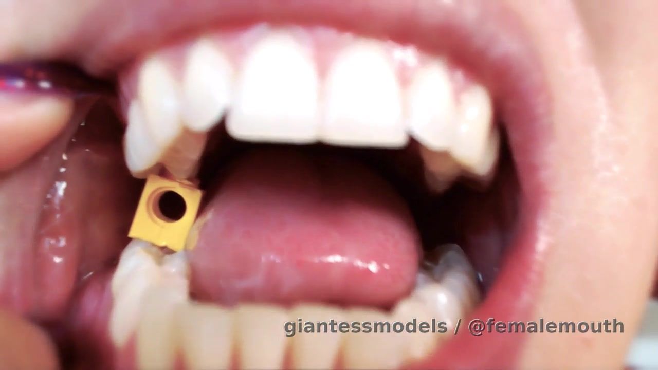 Another instant boner from Angie! A former c4s user, that's not active and her store is closed.

One of the strongest female bites online! In her 2nd clip she uses her strong jaws as a hydraulic press to destroy and humiliate small LEGO Bricks 6541

LEGO Brick 6541 is crushed and deformed between straight and sexy female teeth! What else a man would like to see to form a bulge in his pants?

PS: According to AI, female bite is physically capable (in extreme situations) to completely bite off a human finger with the bone, tendons and muscles... go figure!