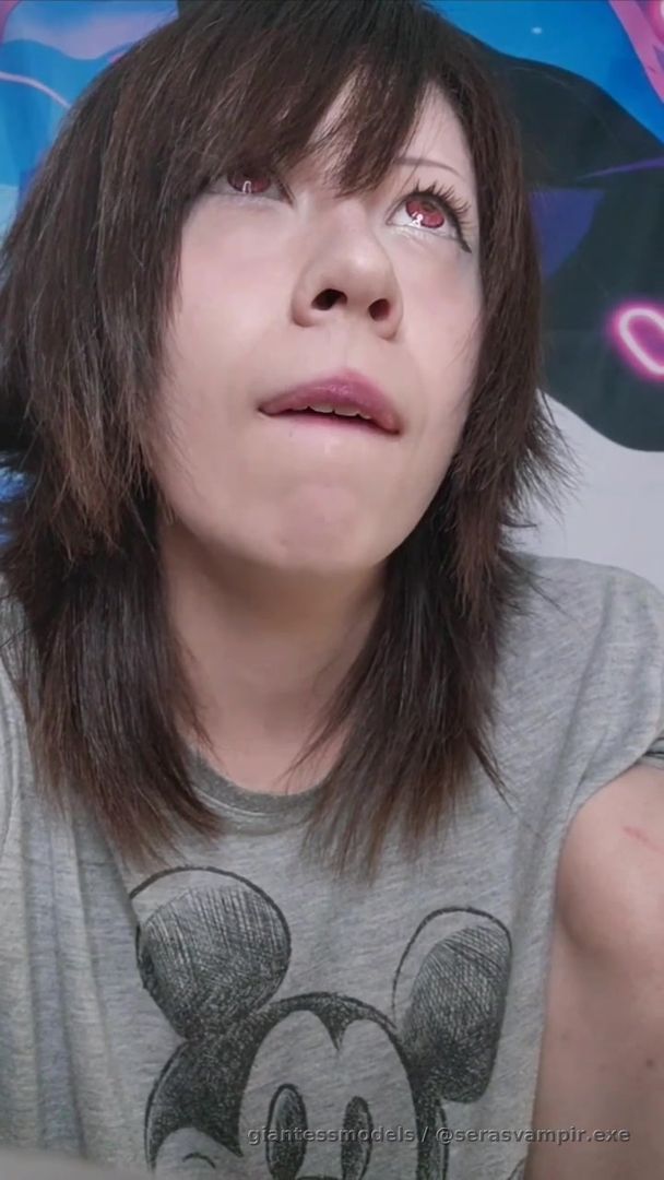 Cute vamp needs a dental checkup! 
A tiny dentist dares to do the job 😬 
Will be survive the venture in her mouth? 
Watch and find out 😘