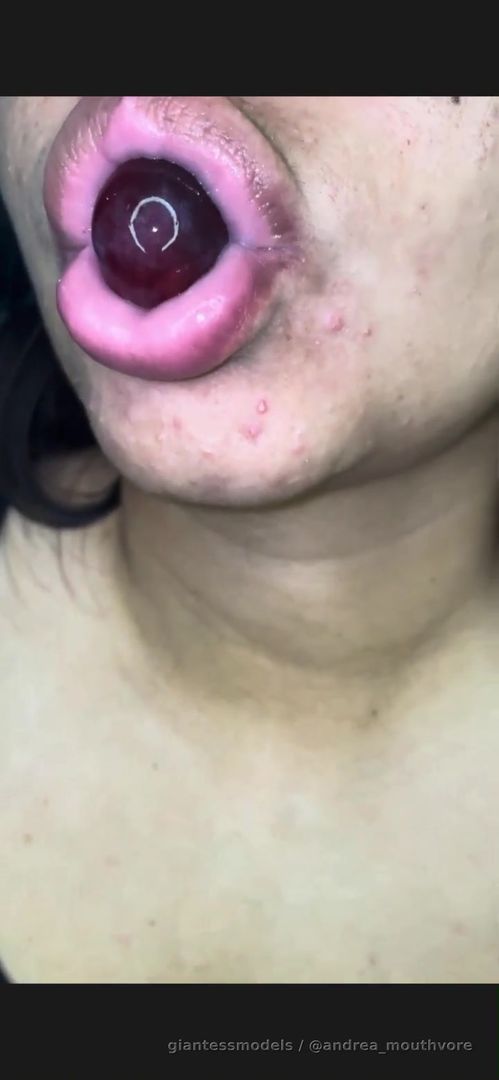 See me swallow grape! Dm for full video! 🫦😝🍇 