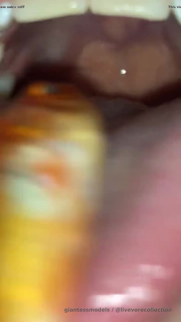 Fish in girls mouth freebie