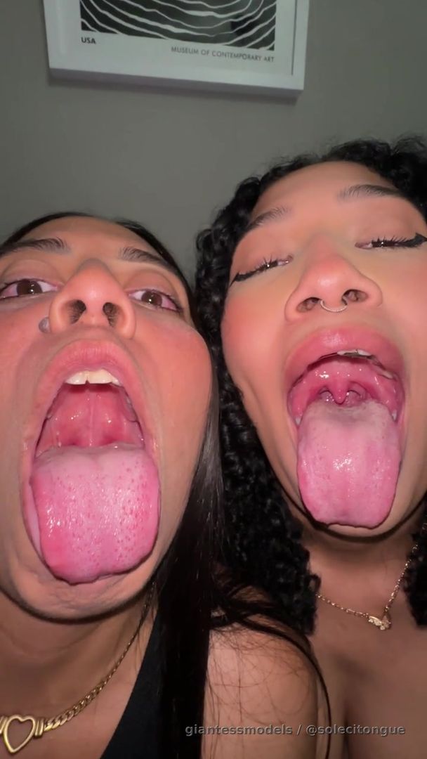 I'm creating content with my friend, write to me if you want something personalized. Kissing lesbic, ahegao, drool, tongue👅💦