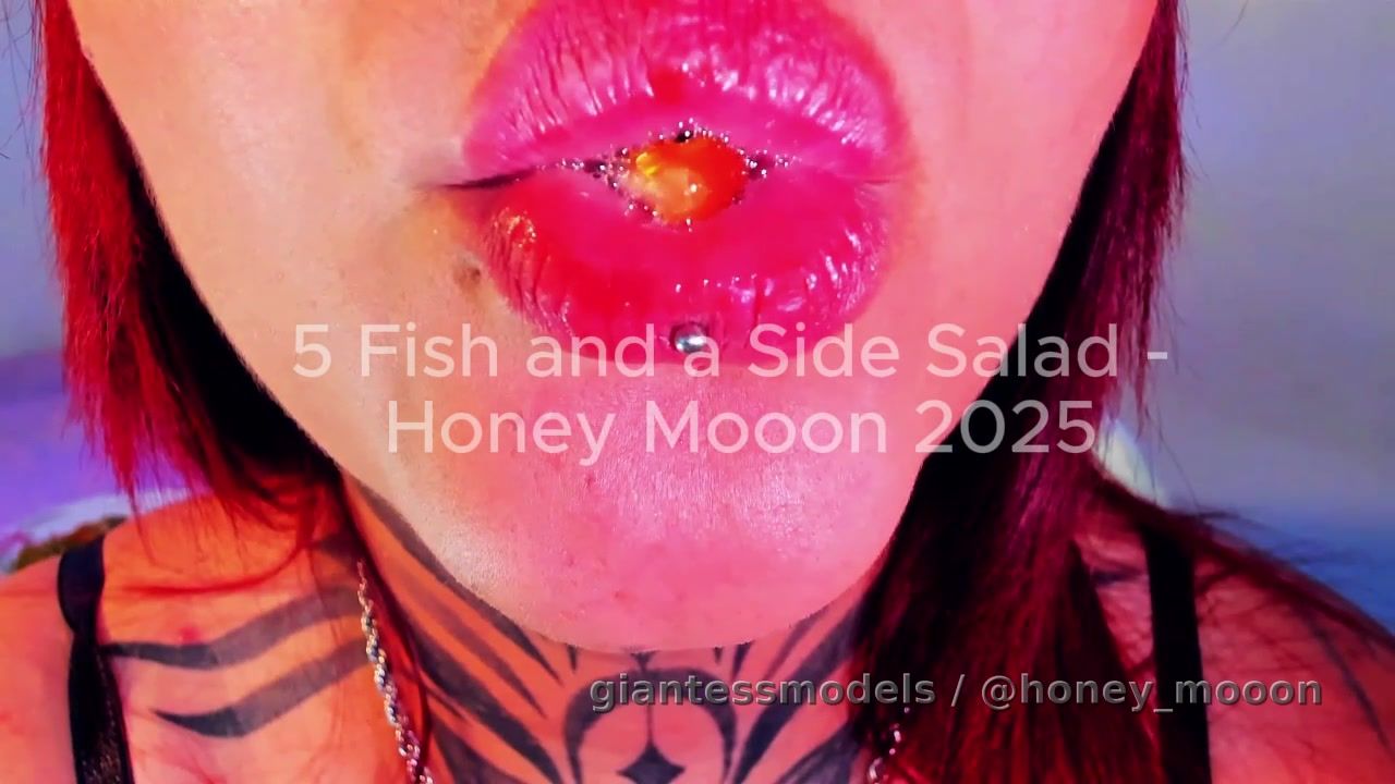5 Fish 🐟 and a Side Salad 🥗 - #livevore #goldfish #FishLover #Vore #Foodie
-------
Get ready for a culinary adventure like no other, mi amor! 🌟 In this video, I'll be preparing and eating five delicious fishes, with a side salad to add some freshness to the meal 🥗. You'll see me teasing each fish, playing with them, and finally, devouring them whole 🐟😋. With close-up views of each swallow, you'll be able to see every detail of the meal 📺. And to make sure you don't miss a thing, I've included Spanish to English captions, so you can follow along and enjoy the experience 📚. So, if you're ready to indulge in a feast of fish, and experience the thrill of the vore, then this video is for you, ¡disfruta! 🎥