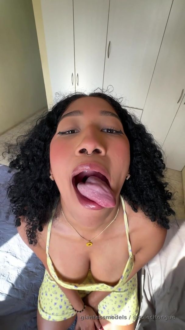 If they drop you into my mouth, you won't be able to escape👅